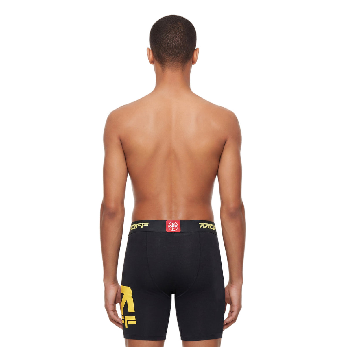 L/AB c/o Off-White Stamp High Alert Printed Boxer Brief Black