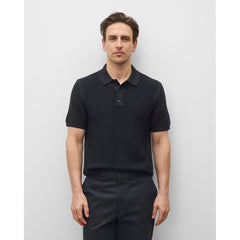 Reigning Champ Supima Mesh Cruise Polo Black