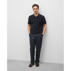 Reigning Champ Supima Mesh Cruise Polo Black