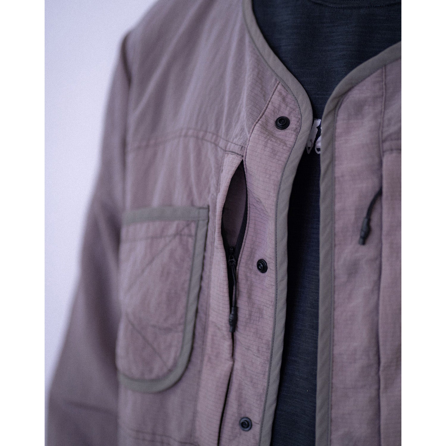 Lakh Transparent Ripstop Inner Jacket Army Green