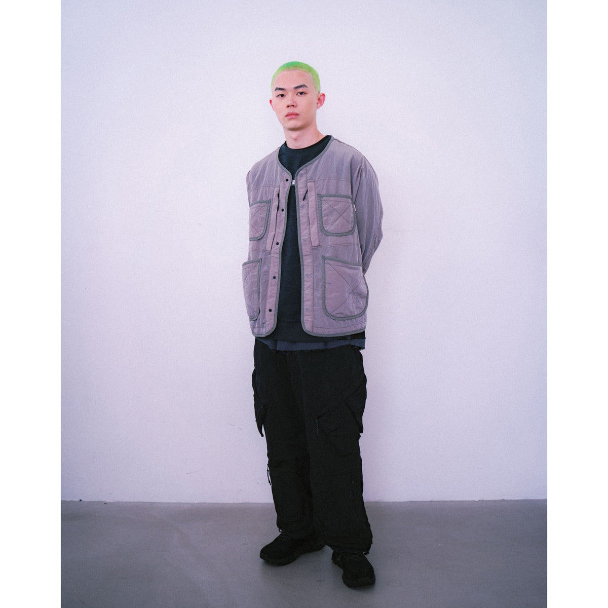 Lakh Transparent Ripstop Inner Jacket Army Green