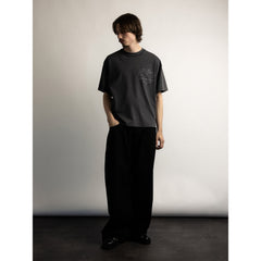 SCRT Theatre Cropped T-Shirt Washed Black