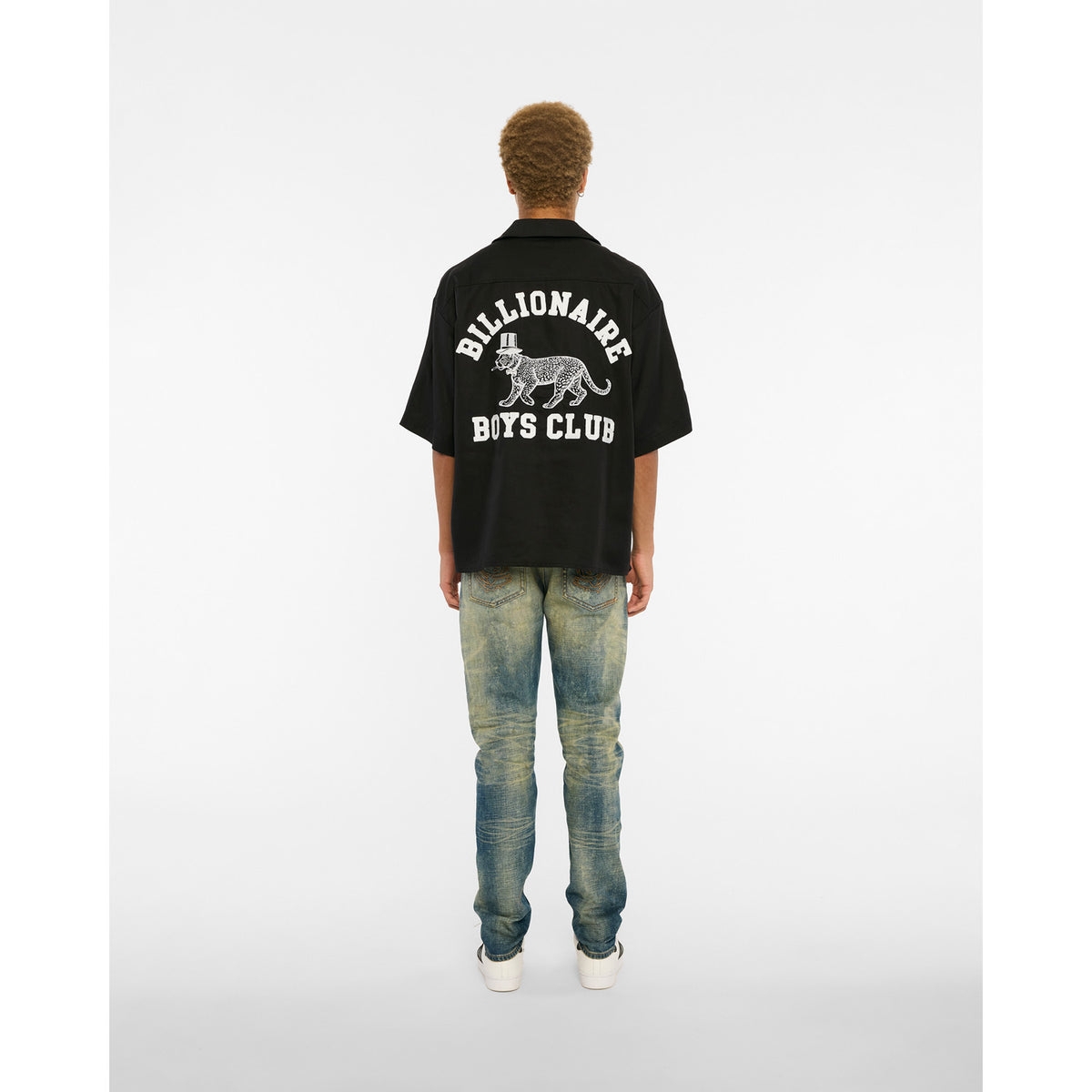 Billionaire Boys Club BB Tip Top SS Woven Black
