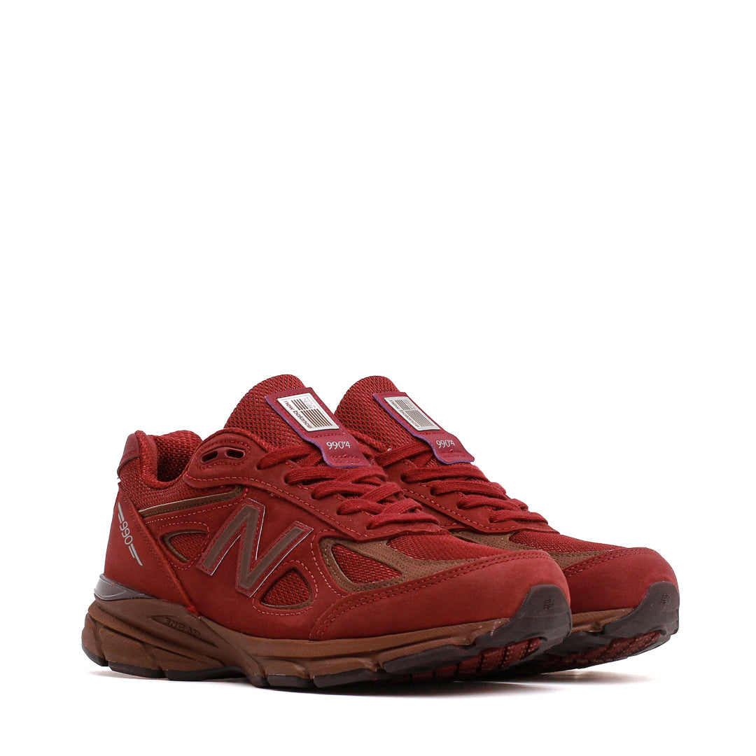 New Balance Men Made in USA 990v4 Monarch Burgundy U990BR4