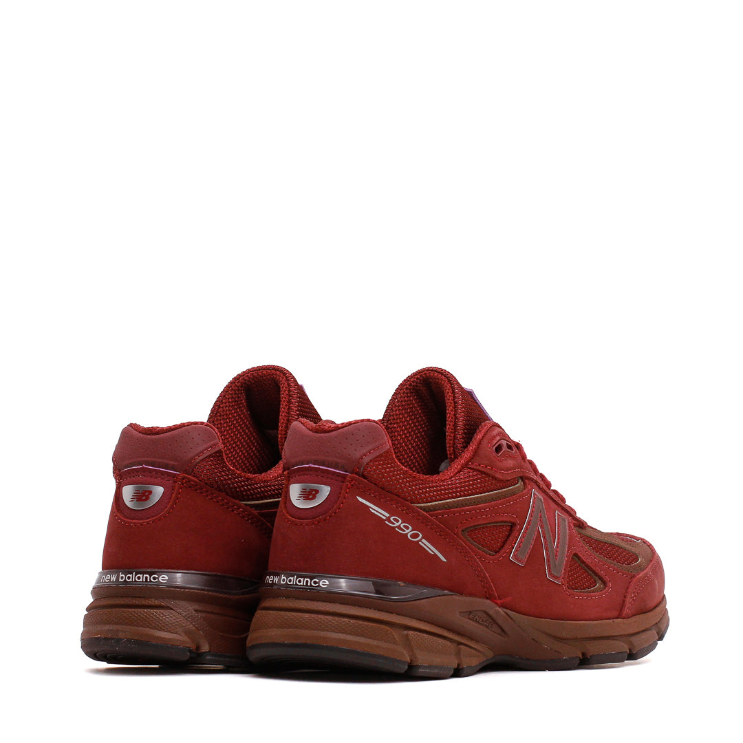 New Balance Men Made in USA 990v4 Monarch Burgundy U990BR4
