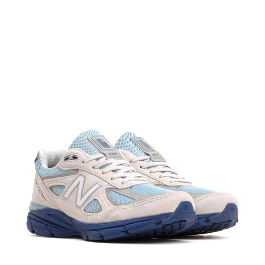 New Balance Unisex Made in USA 990v4 Moonbeam Cloud Blue U990MB4