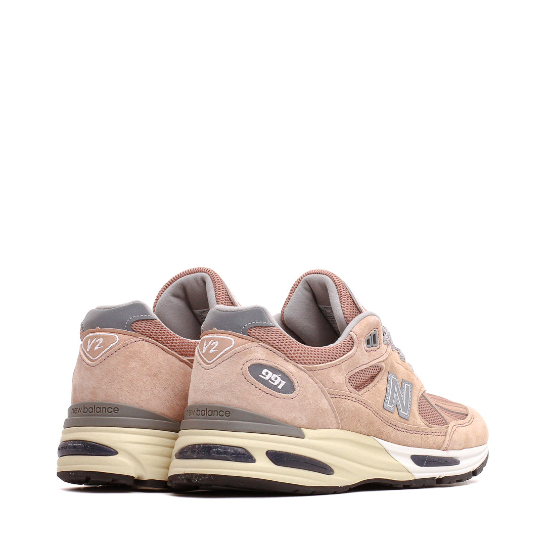 New Balance Unisex Made in UK 991v2 Mahogany Rose U991RB2