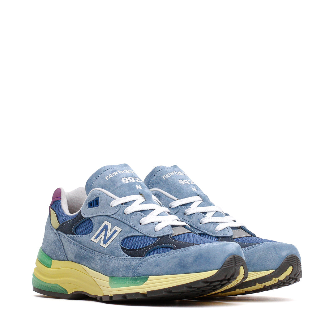 New Balance Unisex Made in USA 992 Sea Stone Green Apple U9929NF