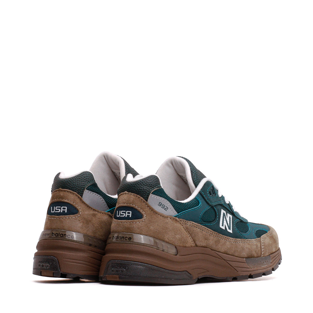 New Balance Men Made in USA 992 Medusa Green Thunder Brown U992BB
