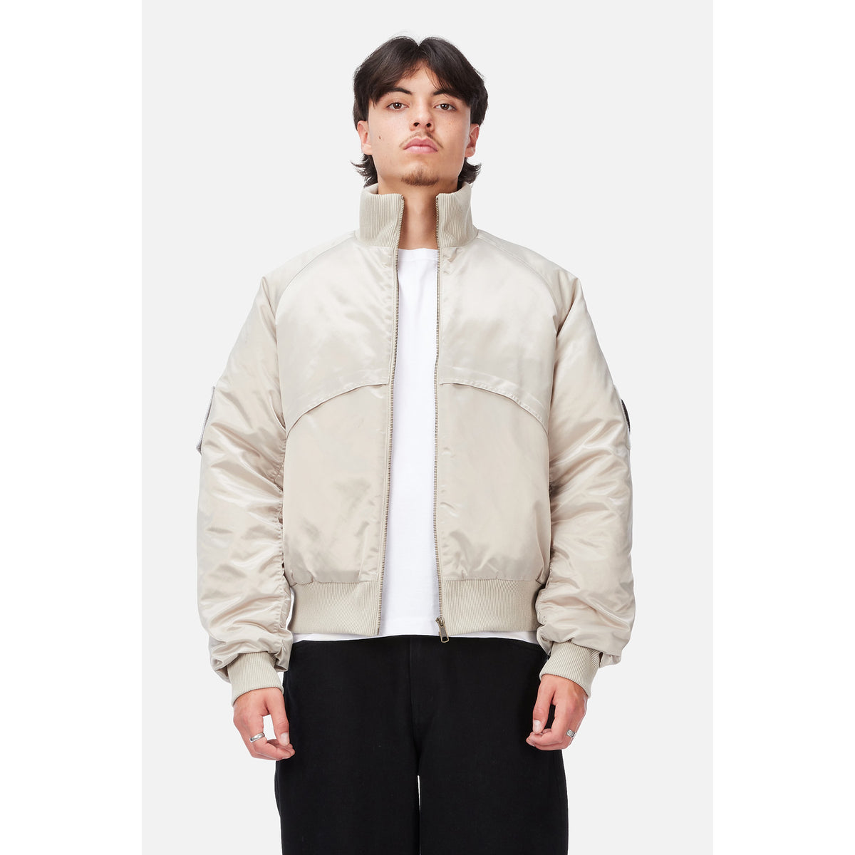 Dime Utility Bomber Jacket Pearl