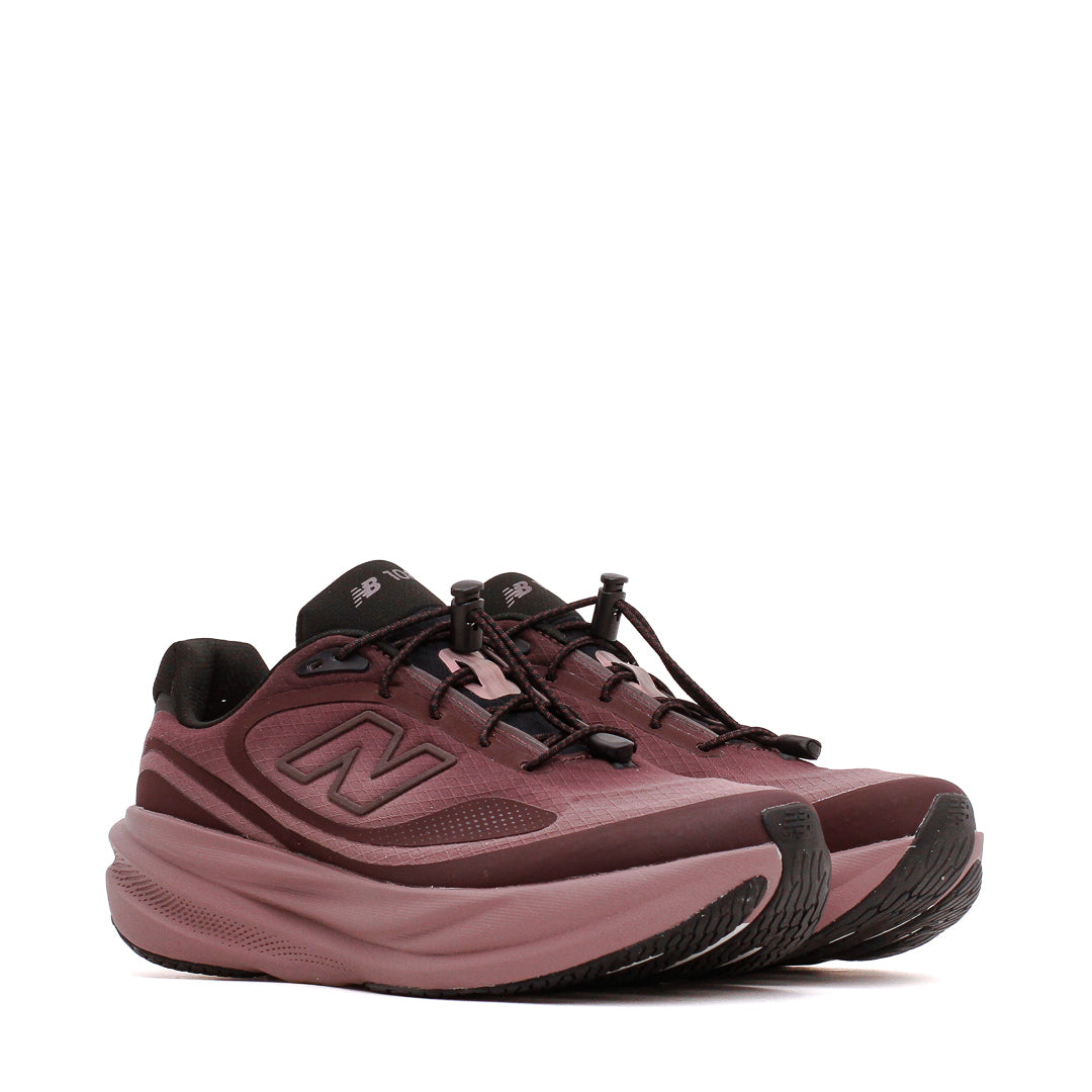 New Balance Women 1080v15 Pykrete Cherry Leather Fast Track W10807QO Secondary image
