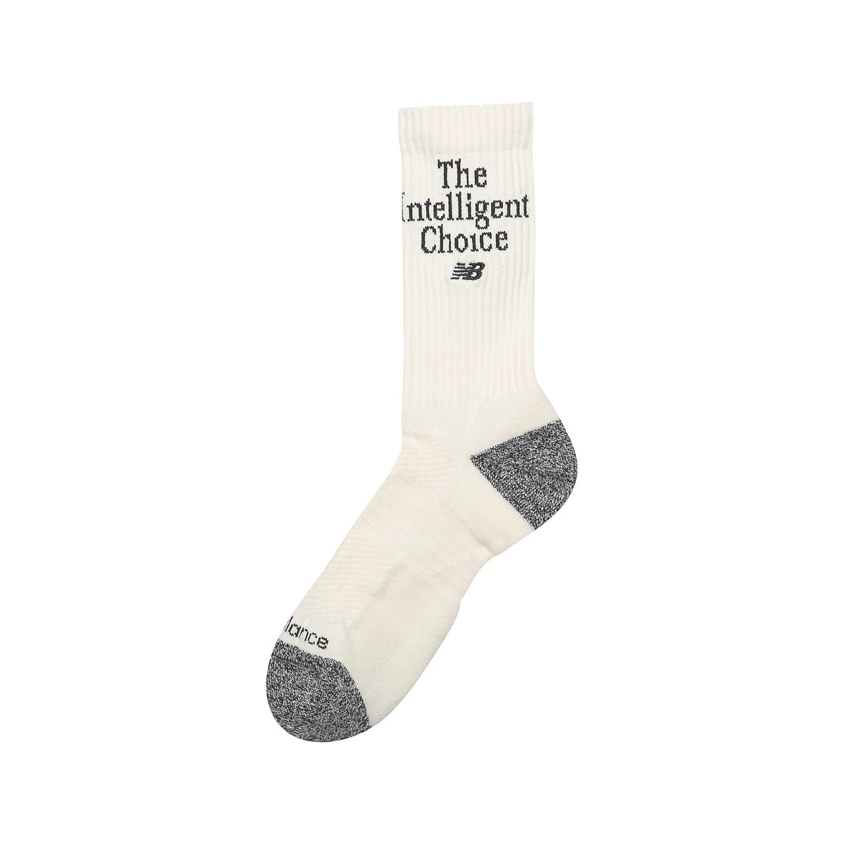 New Balance Active Premium Graphic Crew Socks 1 Pair Sea Salt