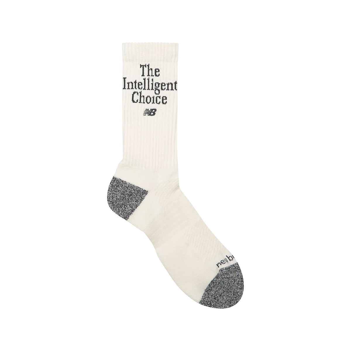 New Balance Active Premium Graphic Crew Socks 1 Pair Sea Salt