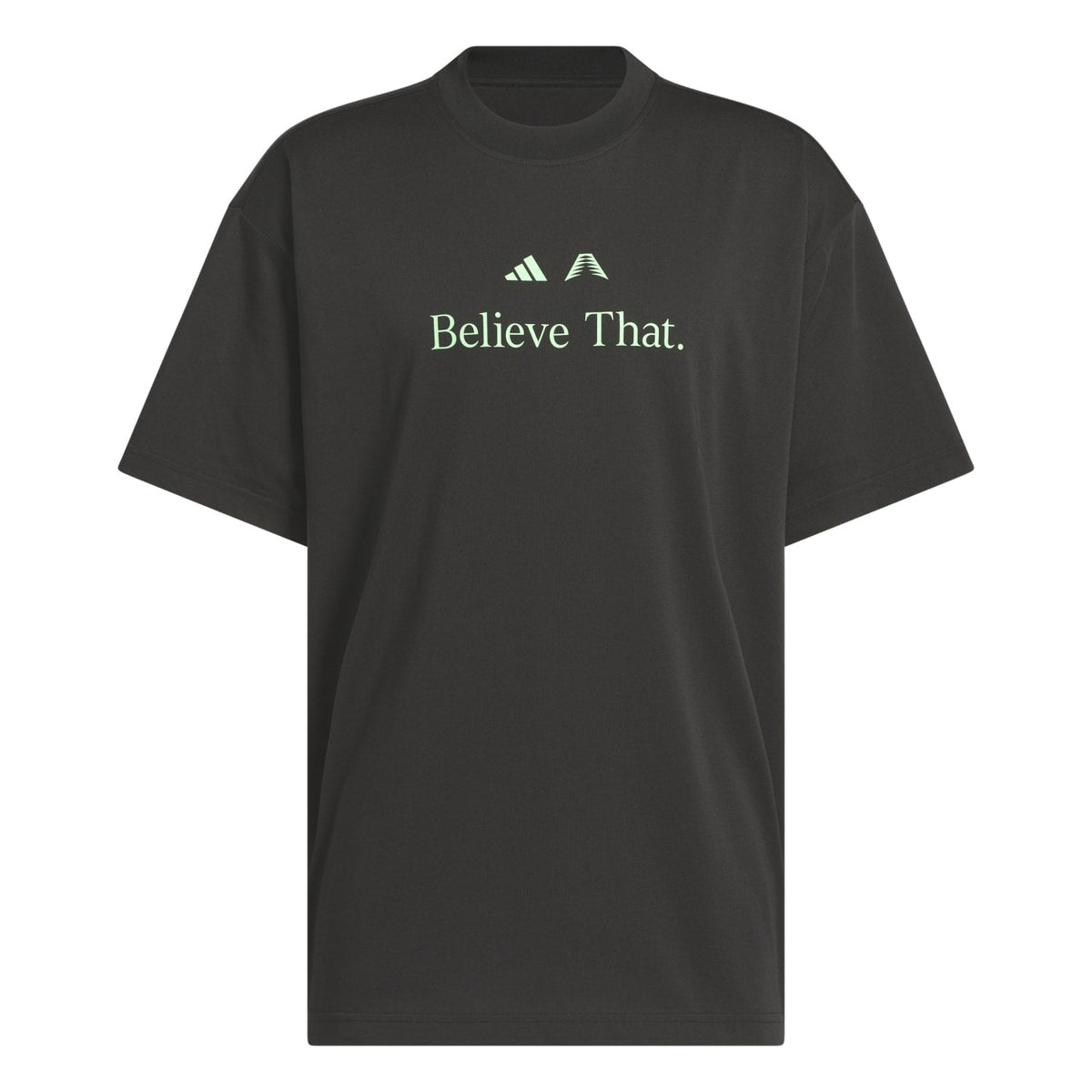 Adidas Ant Believe Tee Anthony Edwards Black Green JW4291 - T-SHIRTS - Canada Main image