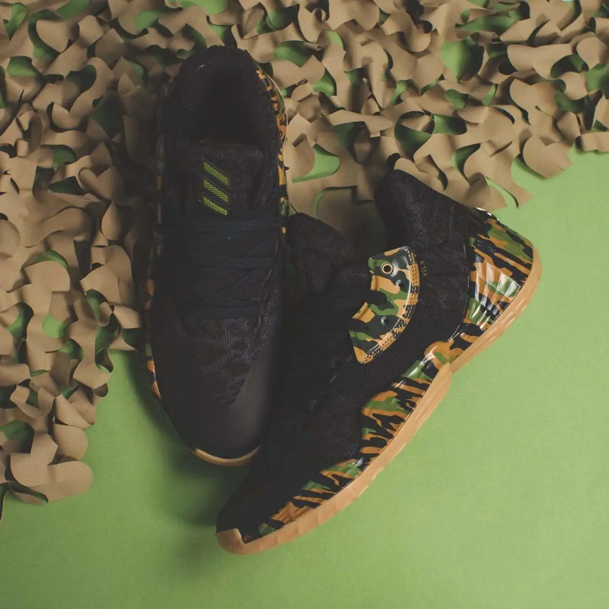 Adidas Basketball James Harden Vol. 4 Black Camo - EF1259