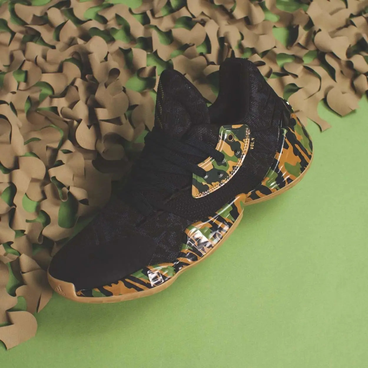 Adidas Basketball James Harden Vol. 4 Black Camo - EF1259