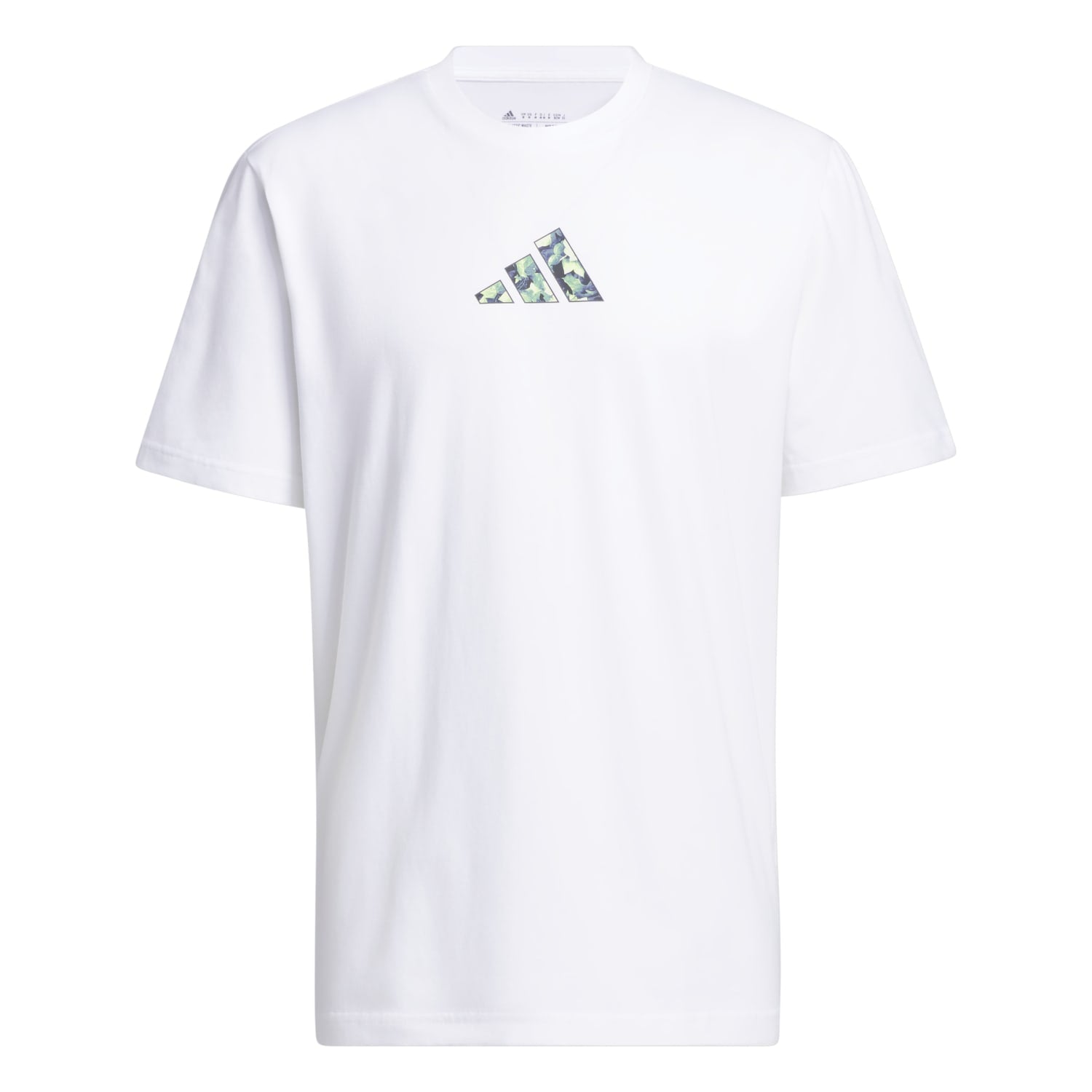 adidas basketball men lil stripe photoreal graphic tee white in6376 701