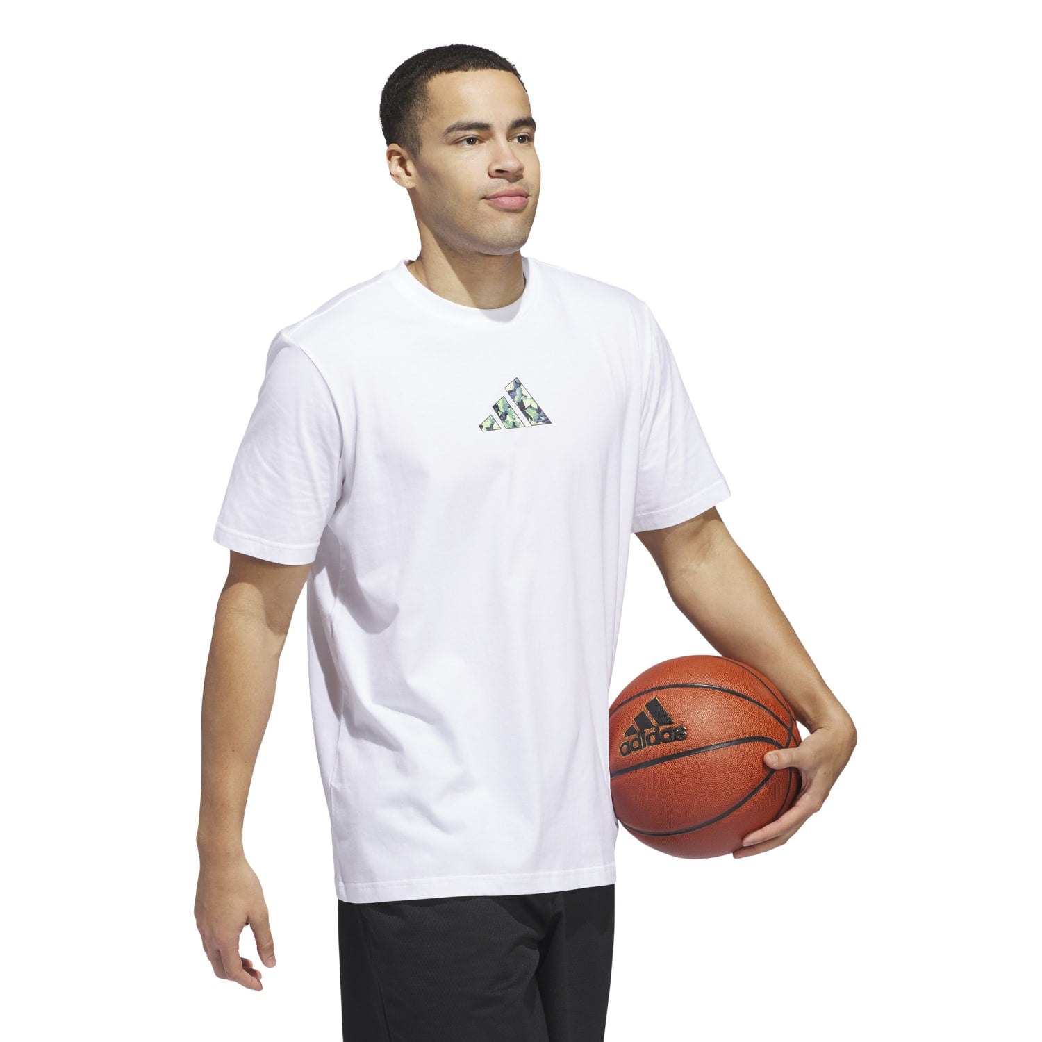 adidas table basketball men lil stripe photoreal graphic tee white in6376 783