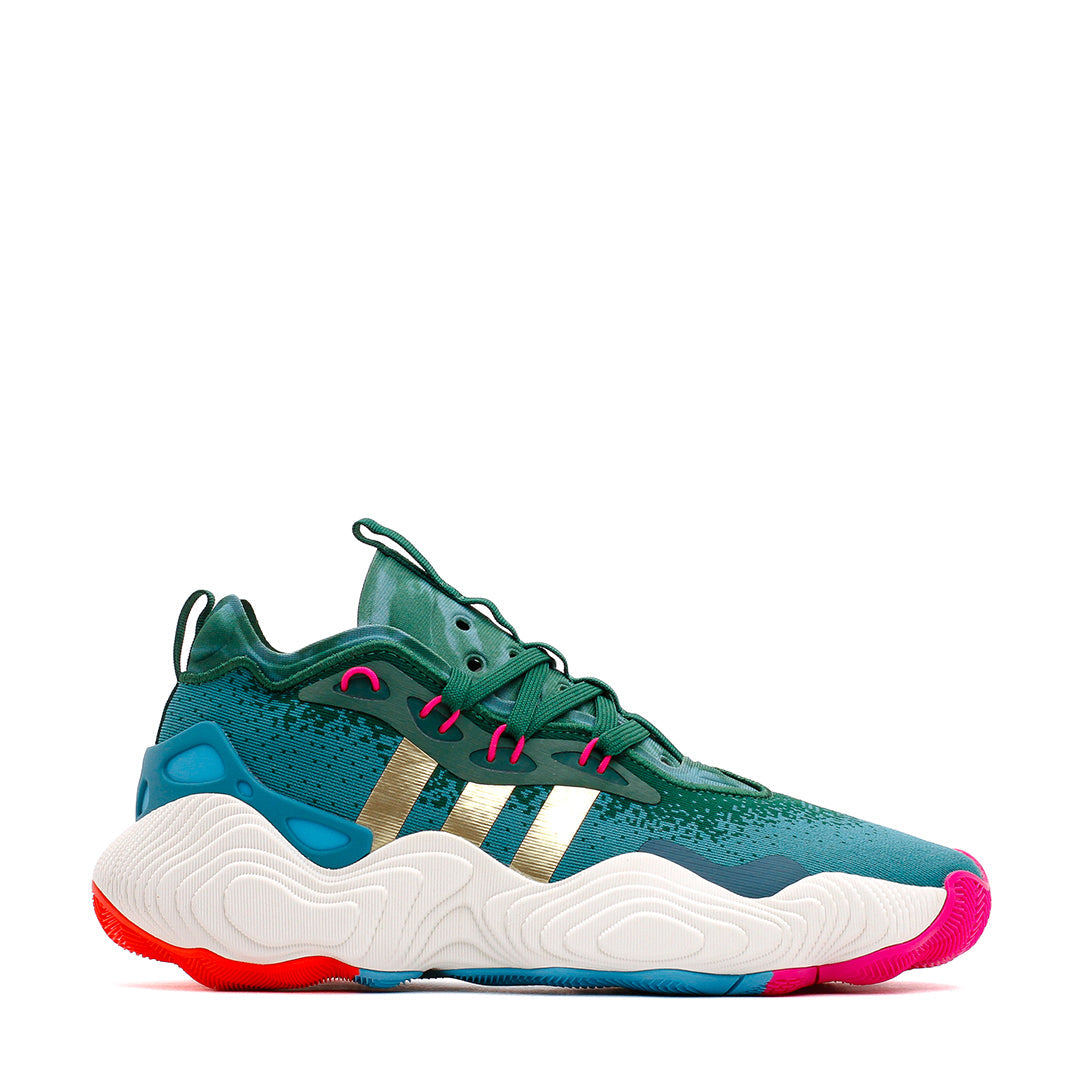 Adidas Basketball Men Trae Young 3 Green IE9301 - FOOTWEAR - Canada Main image