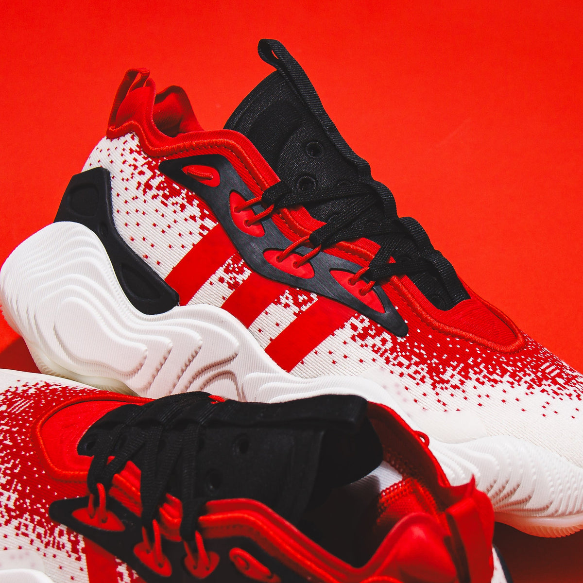 Adidas Basketball Men Trae Young 3 White Red IE2704 - FOOTWEAR - Canada