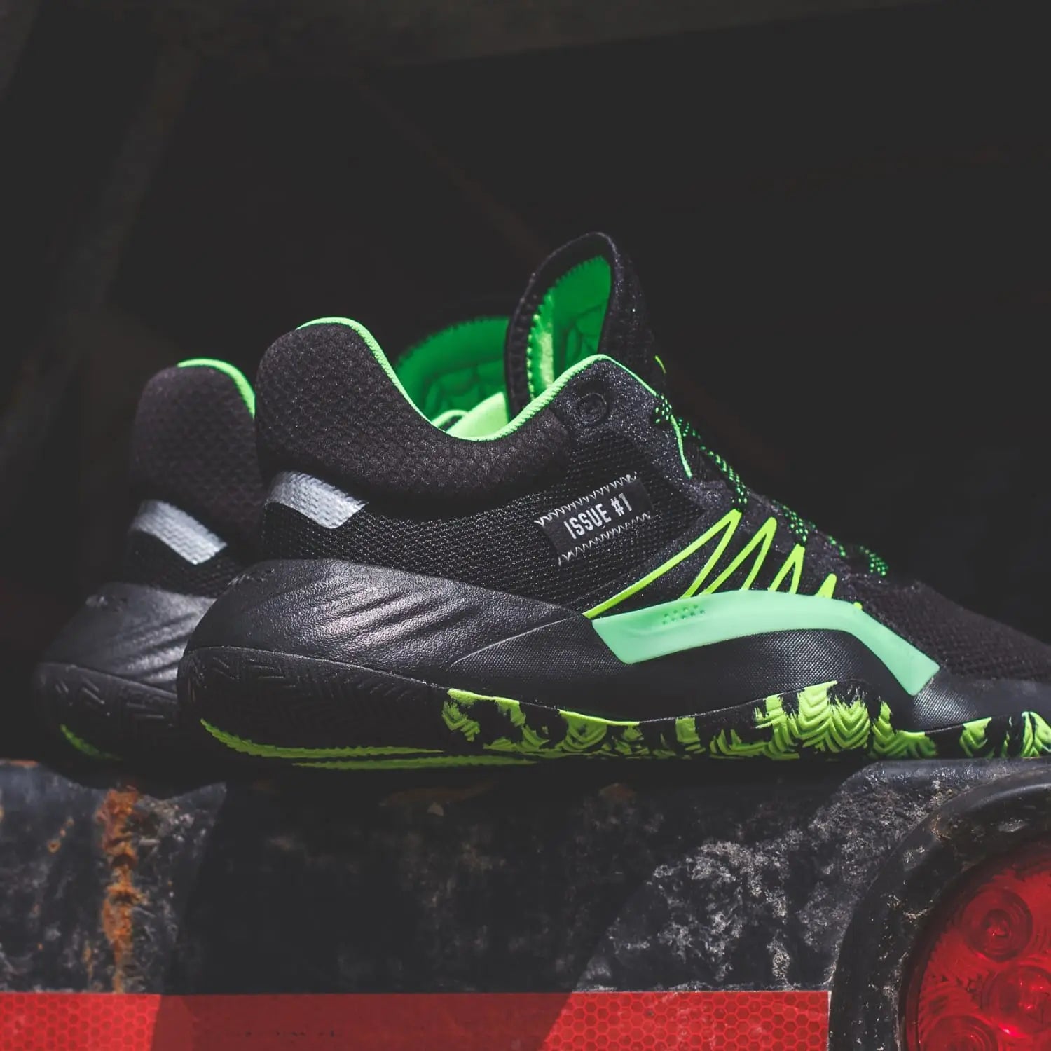 Adidas Basketball x Marvel Stealth Spider-Man D.O.N. Donovan Mitchell Issue 1 Black EF2805