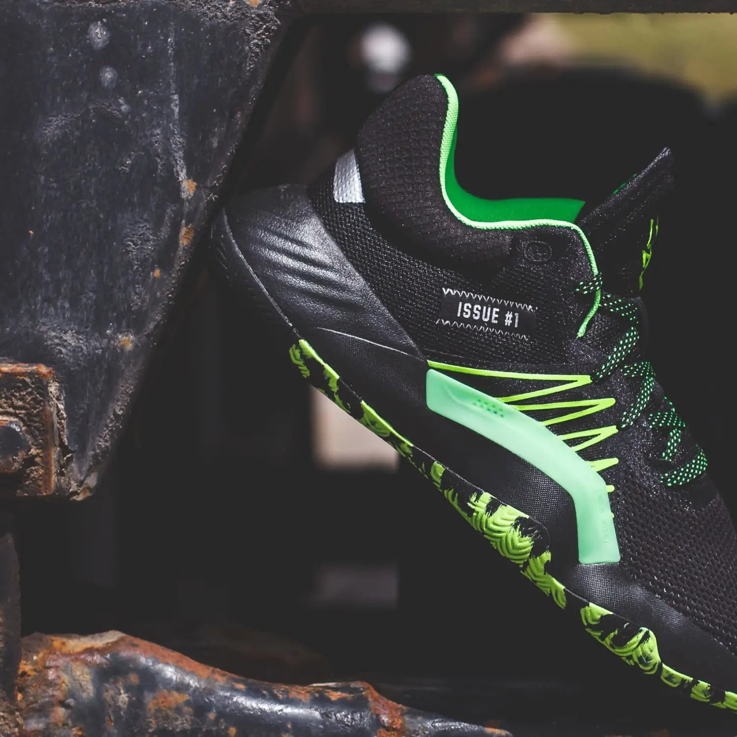 Adidas Basketball x Marvel Stealth Spider-Man D.O.N. Donovan Mitchell Issue 1 Black EF2805