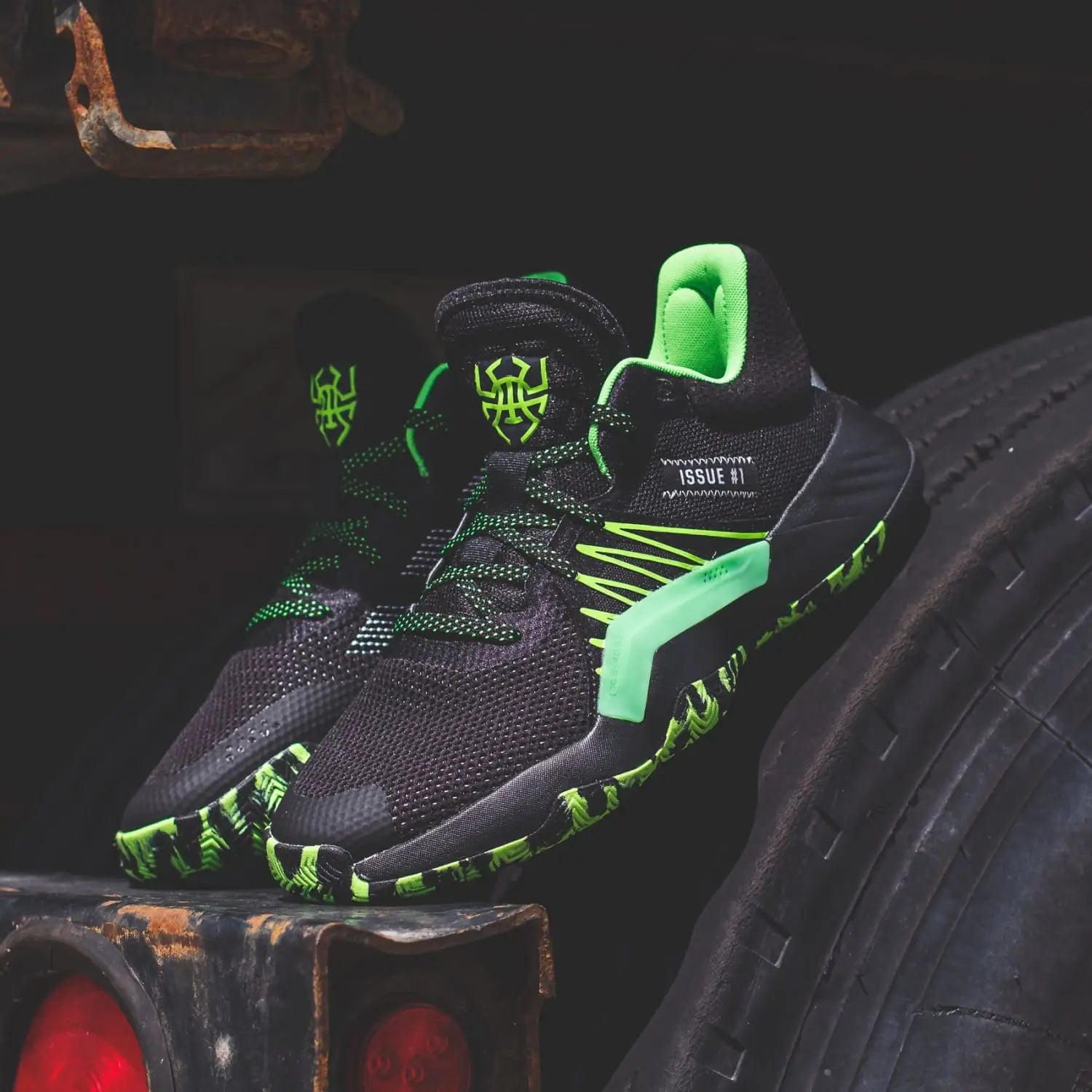 Adidas Basketball x Marvel Stealth Spider-Man D.O.N. Donovan Mitchell Issue 1 Black EF2805