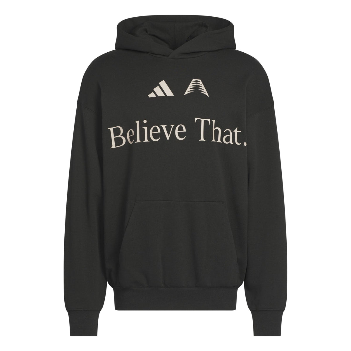 Adidas Men Anthony Edwards Believe That Hoodie Black JW4293 - SWEATERS - Canada Main image