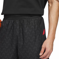 Adidas Men Anthony Edwards Crazy Lite AOP Shorts Black - SHORTS - Canada