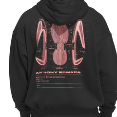 Adidas Men Anthony Edwards Schematic Hoodie Black - SWEATERS - Canada