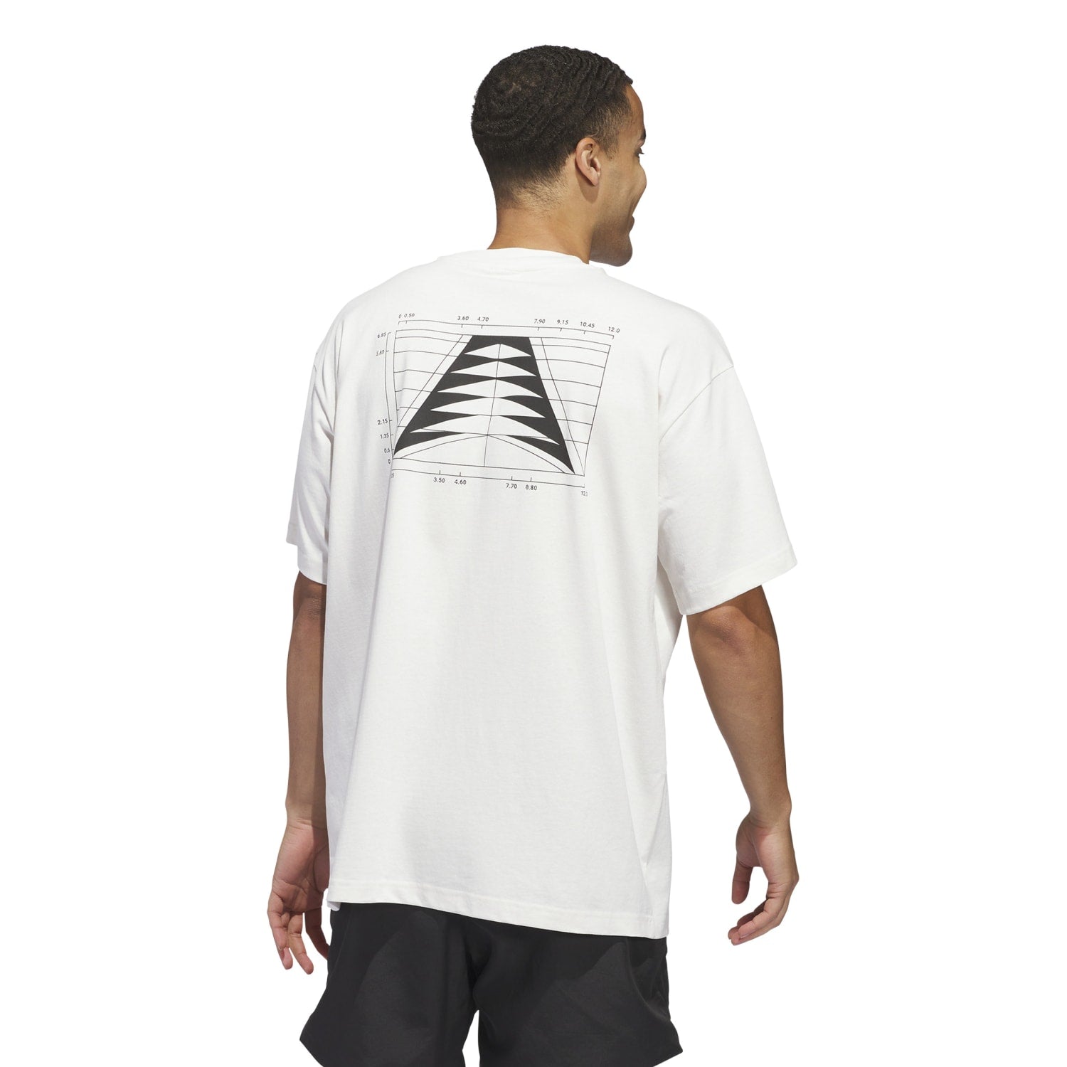 Adidas Men Anthony Edwards Takeover Graphic T-Shirt White JC7853 Secondary image