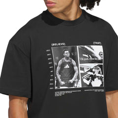 Adidas Men Anthony Edwards Tee Black - T-SHIRTS - Canada