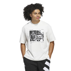 Adidas Men Anthony Edwards Tee White - T-SHIRTS - Canada
