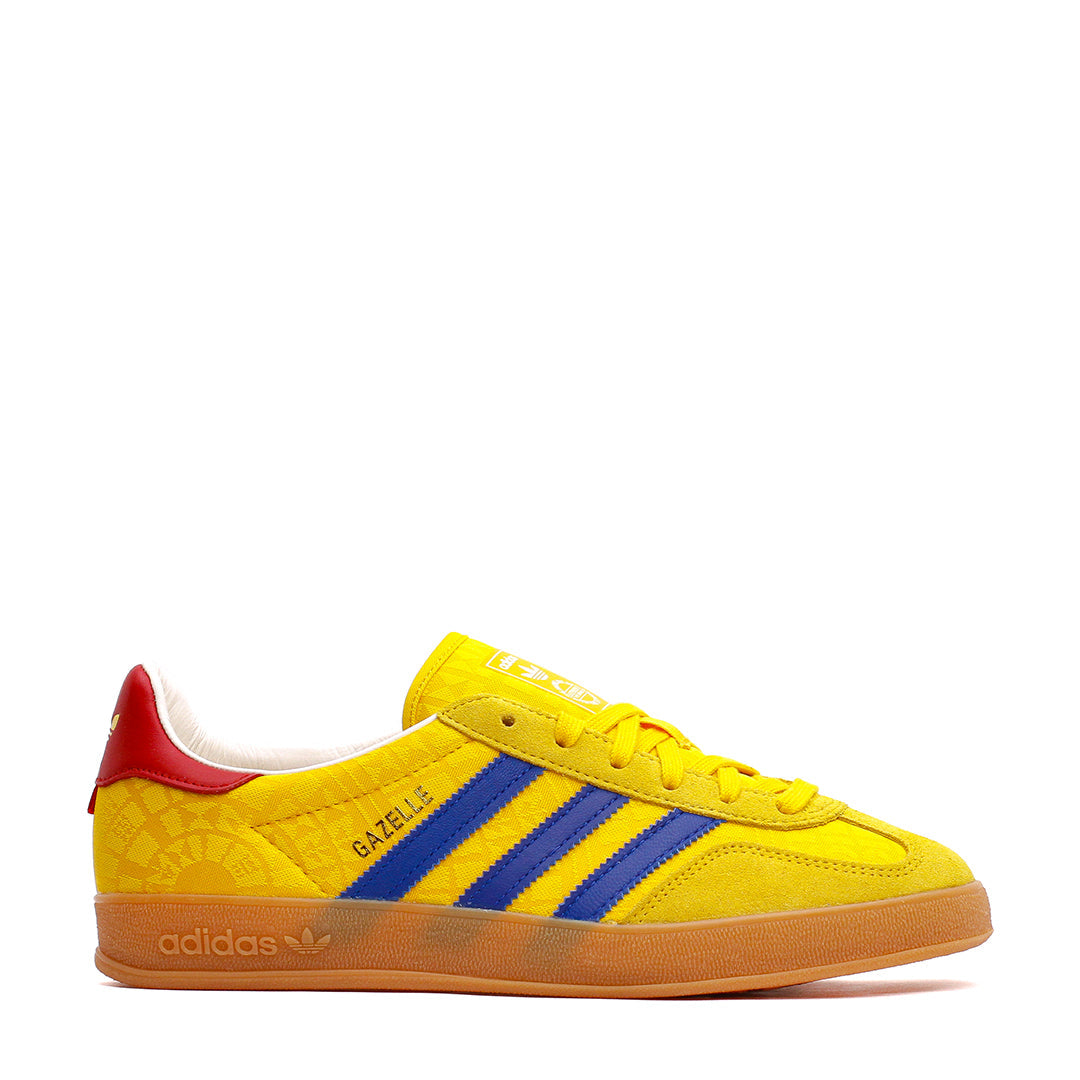 Adidas Men Gazelle Indoor Bold Gold Powder Blue IH9648 - FOOTWEAR - Canada Main image