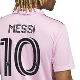 Adidas Men Messi #10 Inter Miami CF 22/23 Home Jersey True Pink JE9701 - TOPS - Canada