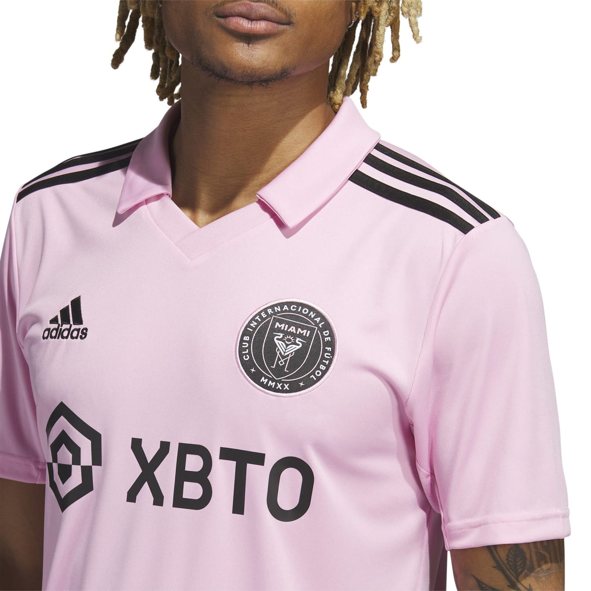 Adidas Men Messi #10 Inter Miami CF 22/23 Home Jersey True Pink JE9701 - TOPS - Canada
