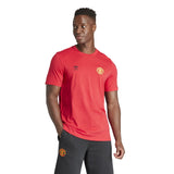 adidas men manchester united essentials t shirt Wockeeper red ik8705 403 compact