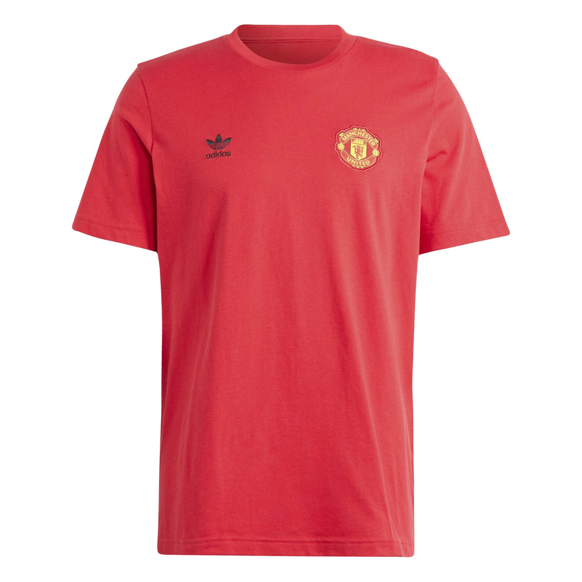 Adidas Men Manchester United Essentials T-Shirt Red IK8705 - T-SHIRTS - Canada