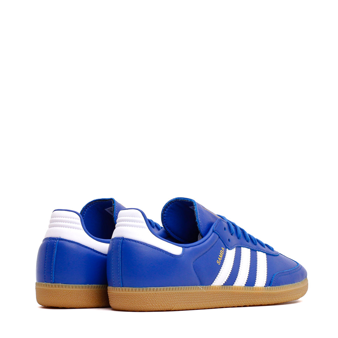 Adidas Men Samba OG Blue Cloud White Gum JR0882 - FOOTWEAR - Canada