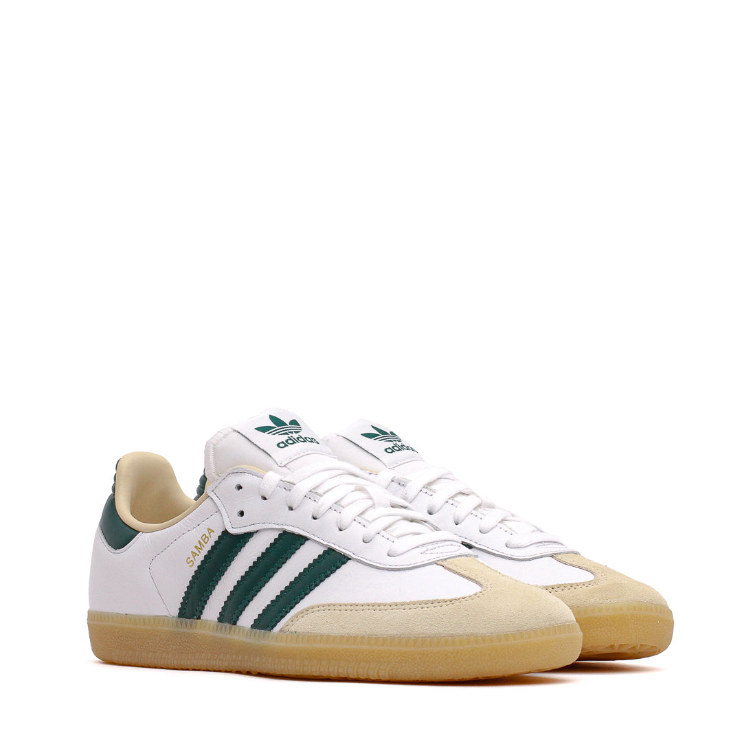 Adidas Men Samba OG Cloud White Collegiate Green Gum JS3831 Secondary image