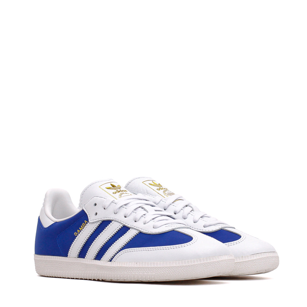 Adidas Men Samba OG Crystal White Royal Blue JI3203 Secondary image