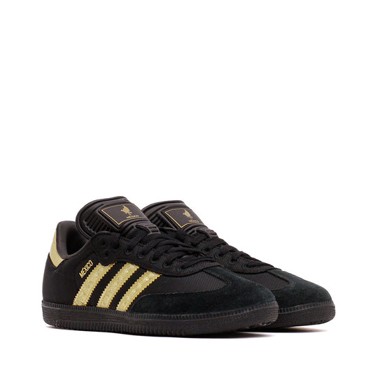 Adidas Men Samba OG Mexico Black Gold Metallic JH5656 - FOOTWEAR - Canada