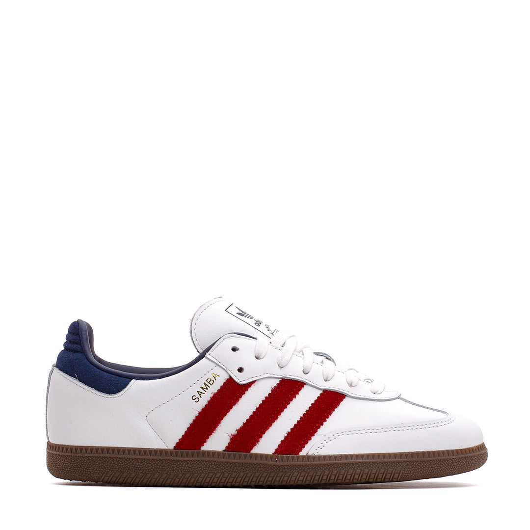 Adidas Men Samba OG White Red IH4881 - FOOTWEAR - Canada Main image