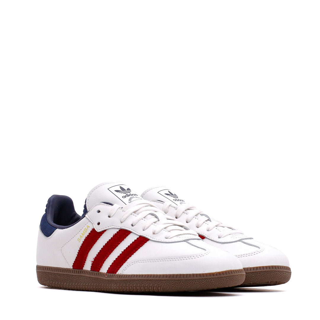 Adidas Men Samba OG White Red Core IH4881 Secondary image