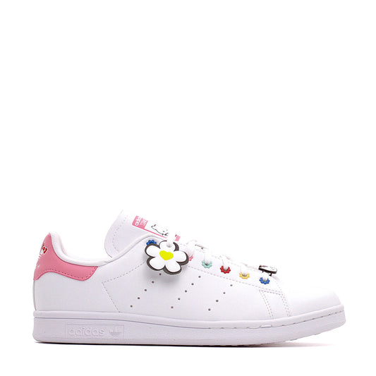 Adidas Originals Junior Stan Smith x Hello Kitty White Pink ID7230 - FOOTWEAR - Canada