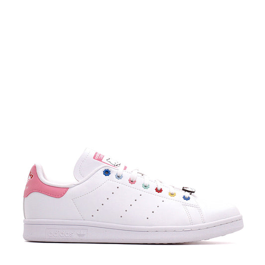 Adidas Originals Junior Stan Smith x Hello Kitty White Pink ID7230 - FOOTWEAR - Canada
