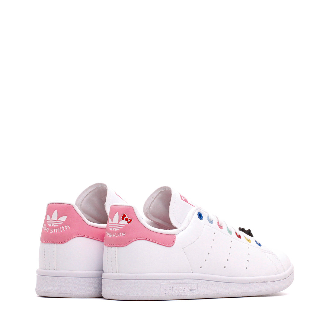 adidas originals junior stan smith x hello kitty white pink id7230 594