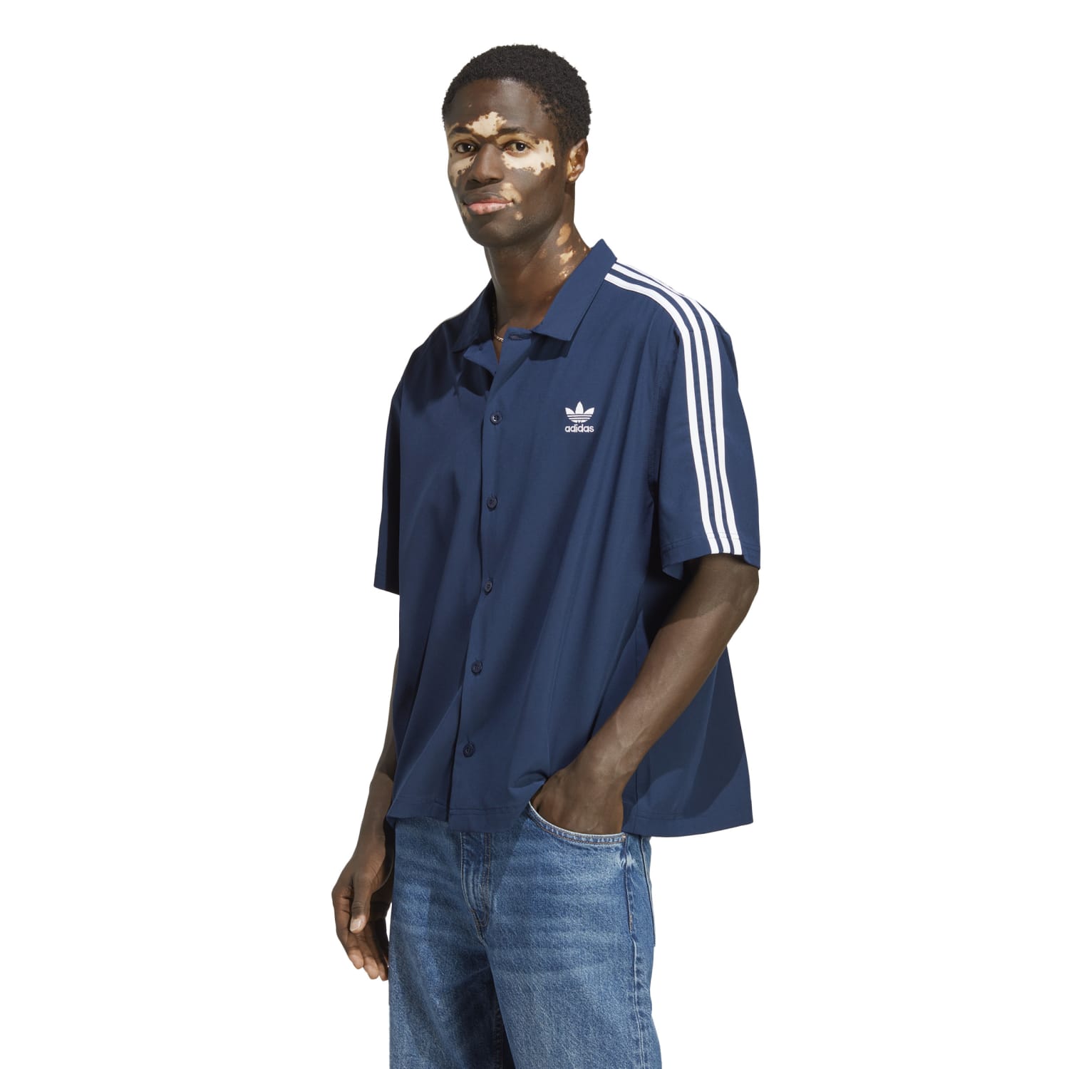 Adidas Originals Men Classics Shirt Blue IB9964 - TOPS - Canada