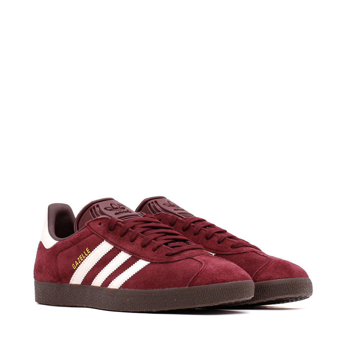 Adidas gazelle shop maroon mens