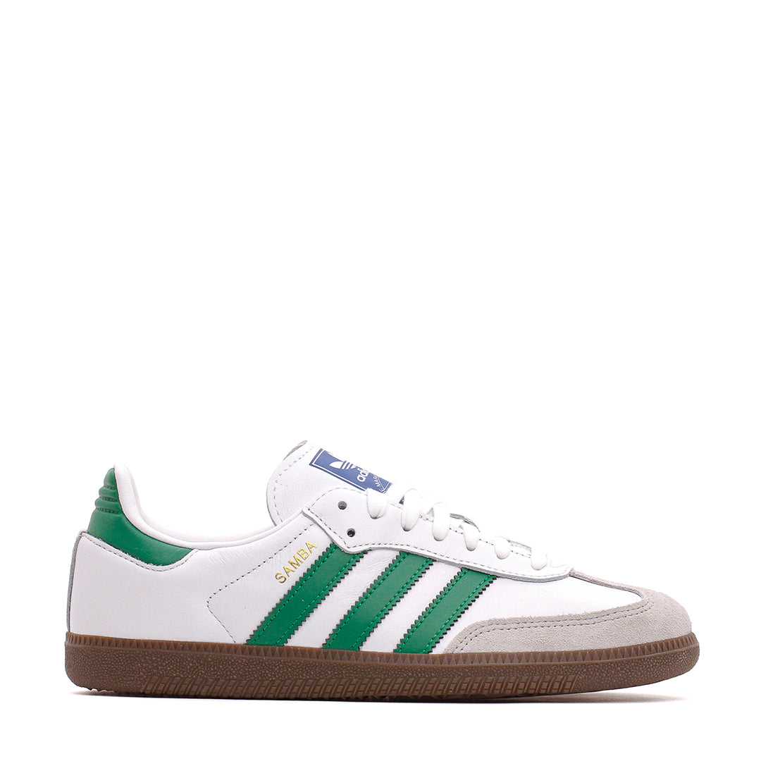Adidas Originals Men Samba OG White Green IG1024 - FOOTWEAR - Canada Main image